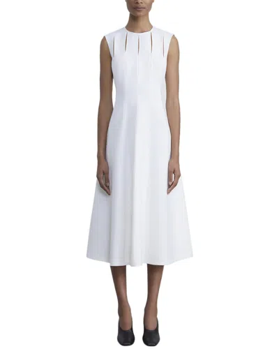 Lafayette 148 New York Cutout Wool & Silk-blend Midi Dress
