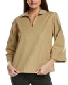Lafayette 148 New York Dales Blouse In Nude