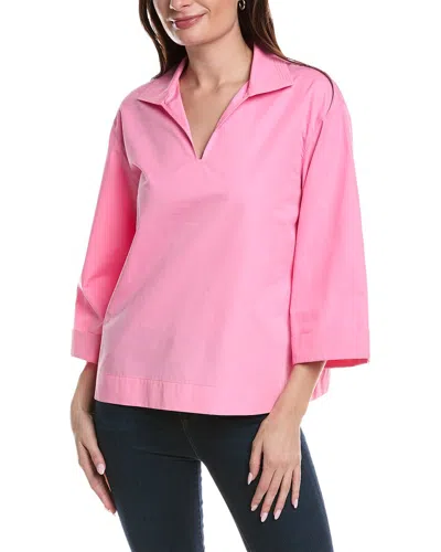 Lafayette 148 New York Dales Blouse In Pink