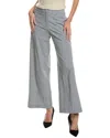 Lafayette 148 New York Dalton Wool-blend Wide Leg Pant In Grey