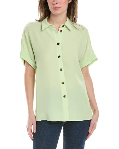 Lafayette 148 New York Darby Blouse In Green