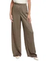 Lafayette 148 New York Diamond Plisse Riverside Pant In Gray