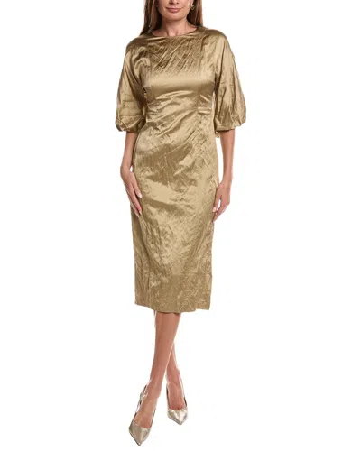 Lafayette 148 New York Dolman Dress In Brown