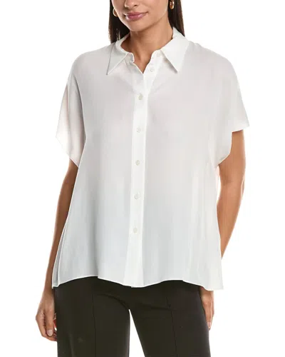 Lafayette 148 New York Dolman Sleeve Oversized Blouse In White