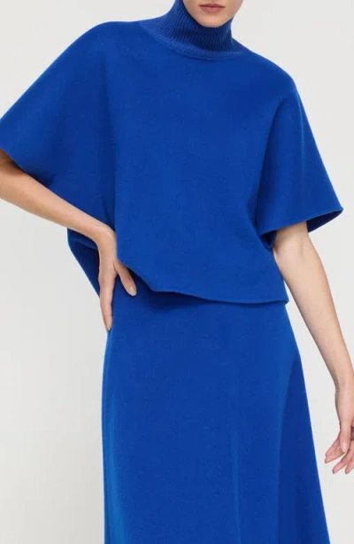 Lafayette 148 New York Double Face Wool & Cashmere Turtleneck Sweater In Multi