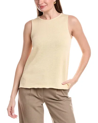 Lafayette 148 New York Double Knit Tank In Neutral