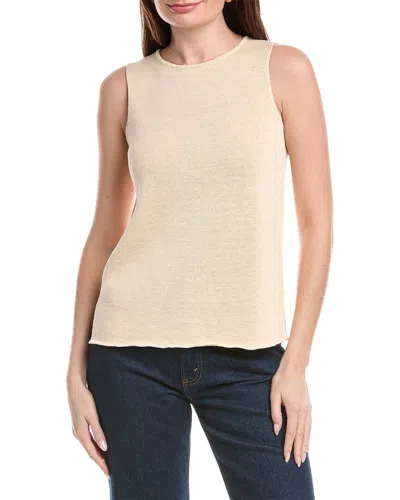 Lafayette 148 New York Double Knit Tank In Metallic