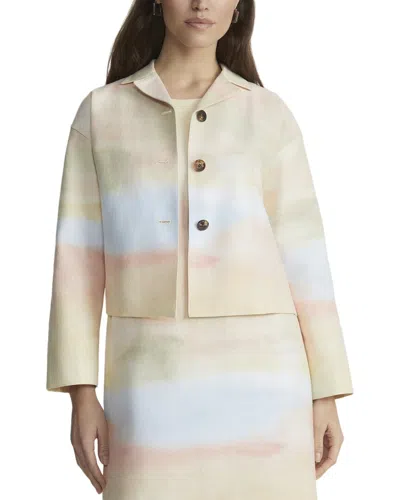 Lafayette 148 New York Drop Shoulder Cropped Jacket In Neutral