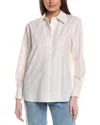 Lafayette 148 New York Drop-shoulder Shirt In Yellow