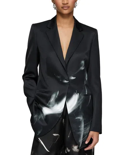 Lafayette 148 New York Elongated Blazer In Multi