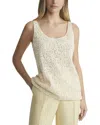 Lafayette 148 New York Embroidered Tank