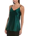 Lafayette 148 New York Eva Bias Silk Tank In Green