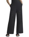 Lafayette 148 New York Eyelet Riverside Pant In Black