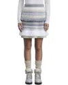Lafayette 148 New York Fair Isle Fringe Cashmere & Wool-blend Skirt
