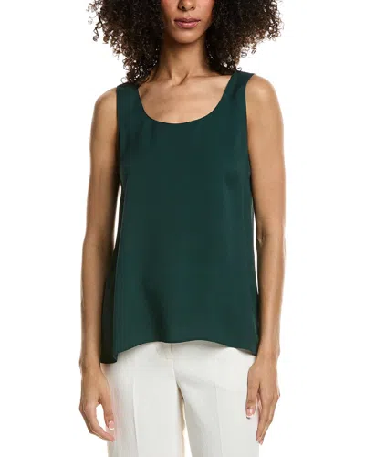 Lafayette 148 New York Finnley Top In Deep Malachite