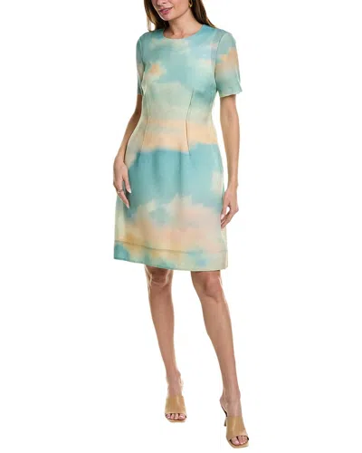 Lafayette 148 New York Fit-and-flare Dress In Green
