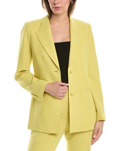 Lafayette 148 New York Fitted Blazer In Yellow