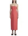 Lafayette 148 New York Fitted Strapless Wool & Silk-blend Corset Dress