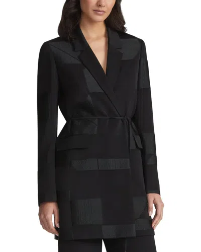 Lafayette 148 New York Flap Pocket Blazer In Black