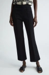 Lafayette 148 Foley Flared Leg Pants In Black
