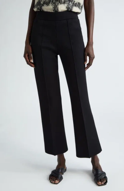 LAFAYETTE 148 LAFAYETTE 148 NEW YORK FOLEY CREPE KNIT FLARE ANKLE PANTS