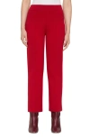 Lafayette 148 Responsible Matte Crepe Foley Flared Pant In Red