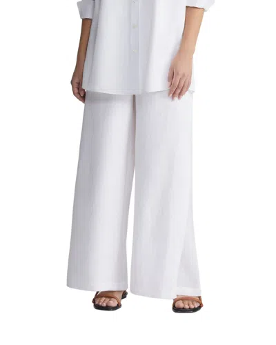 Lafayette 148 New York Franklin Wide Leg Ankle Pant In Multi