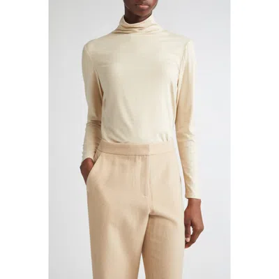 Lafayette 148 New York Funnel Neck Sweater In Pink