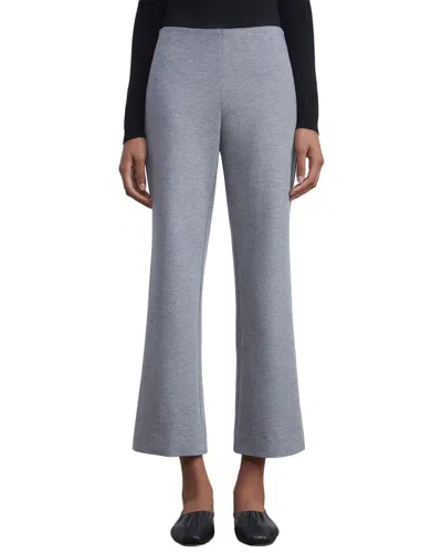 Lafayette 148 New York Gates Ankle Flare Pull-on Pant In Gray