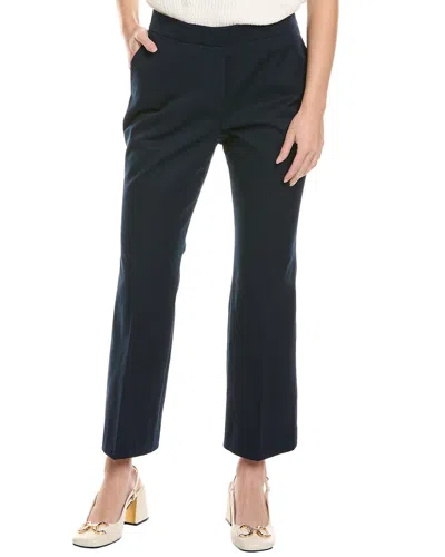 Lafayette 148 New York Gates Flared Ankle Pant In Black