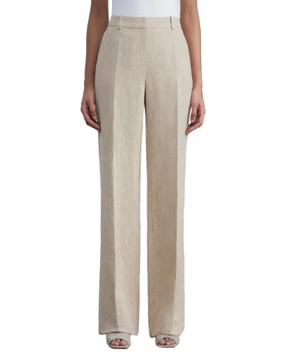LAFAYETTE 148 LAFAYETTE 148 NEW YORK GATES FULL LEG LINEN & SILK-BLEND PANT