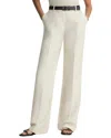Lafayette 148 New York Gates Full Leg Pant In Gray