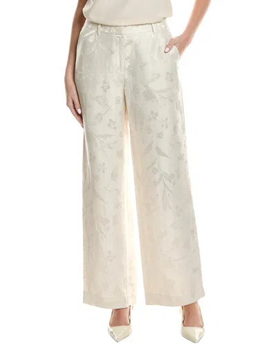Lafayette 148 New York Gates Jacquard Linen-blend Pant