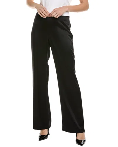 Lafayette 148 New York Gates Side Zip Flared Pant In Black