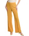 Lafayette 148 New York Gates Side Zip Flared Pant In Gold