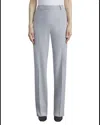 Lafayette 148 Virgin Wool Gates Pant In Grey Heather In Gray