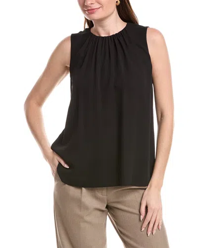 Lafayette 148 New York Gathered Neck Blouse In Multi