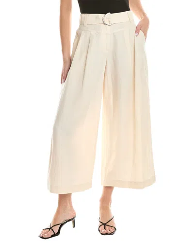 Lafayette 148 New York Gavin Silk & Linen-blend Pant In White