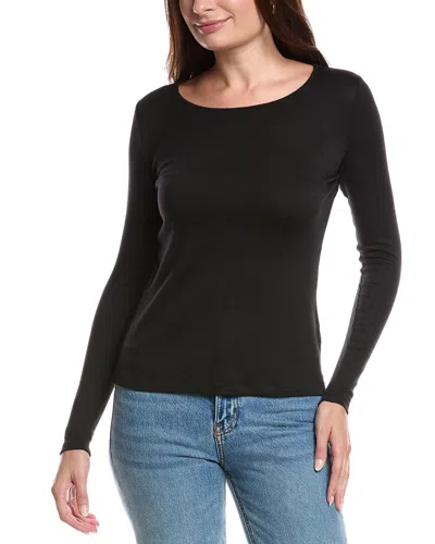 Lafayette 148 New York Gilbert Wool-blend Sweater In Black