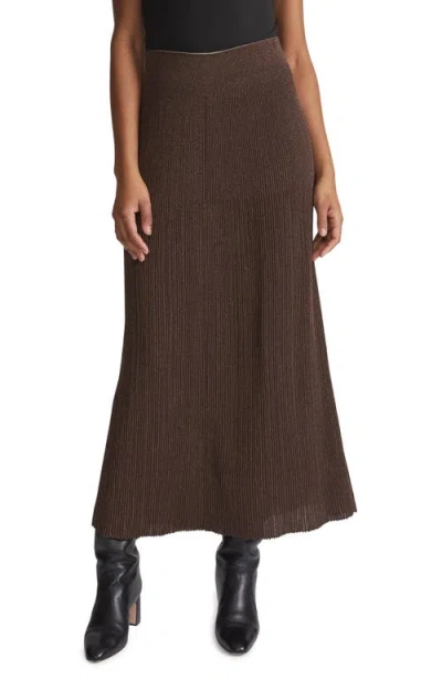 LAFAYETTE 148 LAFAYETTE 148 NEW YORK GLITTER RIB MIDI SWEATER SKIRT