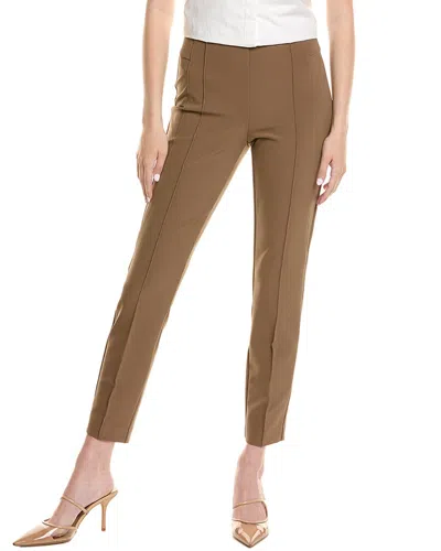 Lafayette 148 New York Gramercy Pant In Brown