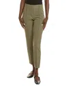 Lafayette 148 Plus Size Gramercy Acclaimed-stretch Pants In Green