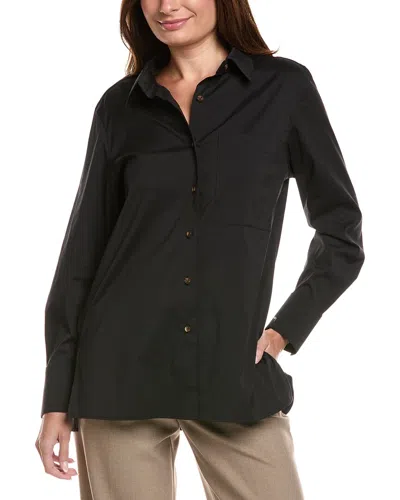 Lafayette 148 New York Greyson Blouse In Black