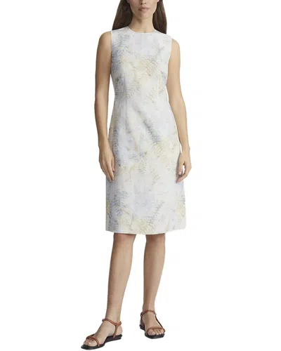 Lafayette 148 New York Harpson Linen-blend Dress In Neutral