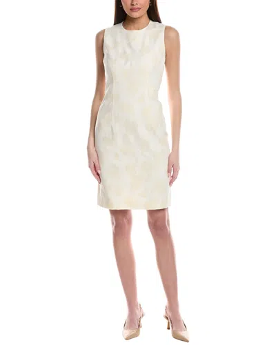 Lafayette 148 New York Harpson Sheath Dress In White