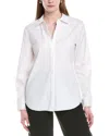 Lafayette 148 New York Notch Collar Blouse