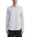 Lafayette 148 New York High Collar Pocket Shirt