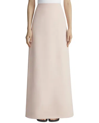 Lafayette 148 New York High Waisted Silk-blend Maxi Skirt In Neutral