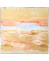 Lafayette 148 New York Horizon Print Silk Scarf In Multi