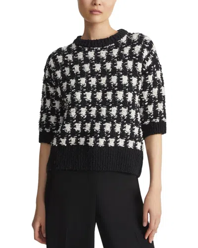 LAFAYETTE 148 LAFAYETTE 148 NEW YORK HOUNDSTOOTH CREWNECK SWEATER
